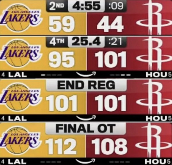 无锡股票配资 大起大落！湖人最多领先15分 第四节26秒落后6分 最终逆转赢了4分